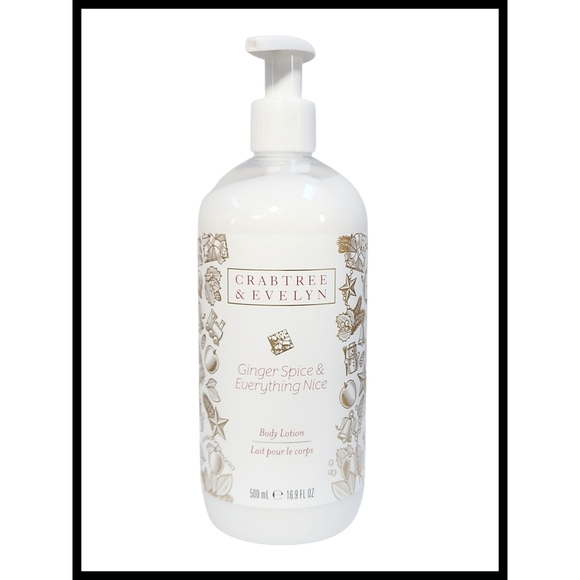 NEW Crabtree & Evelyn Ginger Spice Everything Nice Body Lotion Pump Top 16.9oz - Picture 1 of 4